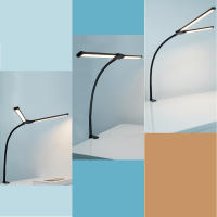 Lámpara De Escritorio LED Ajustable Con Protección Ocular 3 Colores Metal Plegable Para Lectura Trabajo Computadoras Sala De Estar - details 3