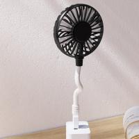 Ventilador Portátil Recargable USB Silencioso Con Batería De Almacenamiento Para Verano Viajes Exteriores Corriente 5V Plástico - details 8