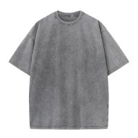 Camiseta De Algodón Americanas Para Hombre Tallas Grandes Verano Vintage Camisetas Lavadas Casual Manga Corta Tops Básicos - details 1