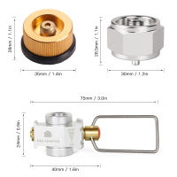 Adaptador De Quemador De Gas Gas Saver plus Conversor De Tanque Plano Para Camping Adaptable De Aleación De Aluminio Sin Encendido Incluido - details 11