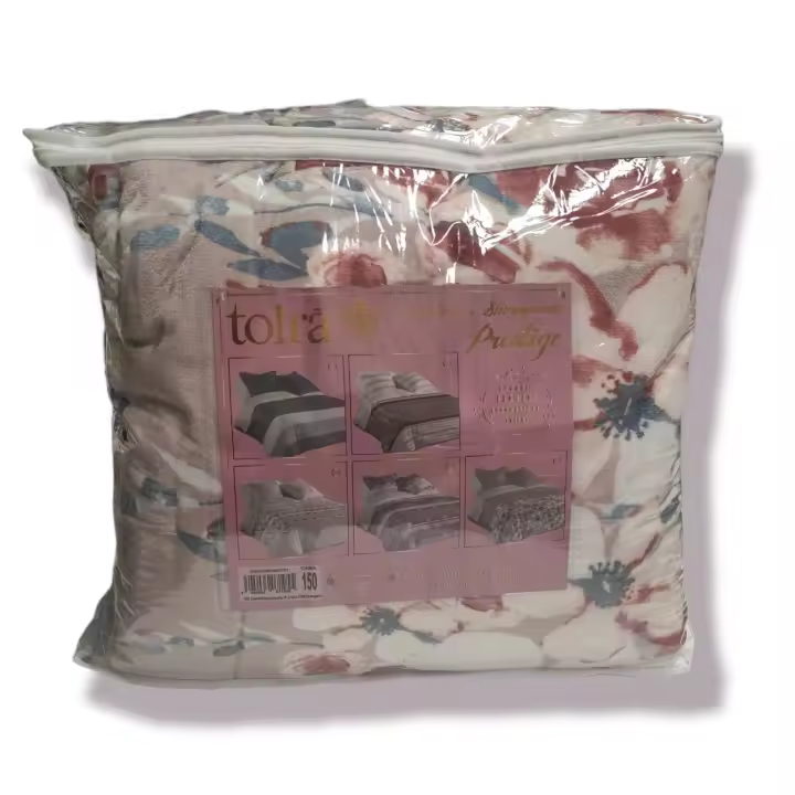 Mercatienda.es Edredón Nórdico Sherpa Tolrá Cama 150 | Sedalina & Borreguillo | +600gr/m2 - Térmico Invierno + Cuadrantes Regalo | MOD C009 - Color Pétalo - 1