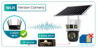 Cámara Solar Inalámbrica 6K 12MP HD Con Visión Nocturna Y Detección De Movimiento Humano Cámara De Seguridad CCTV PTZ WiFi 4G SIM Card - details 4