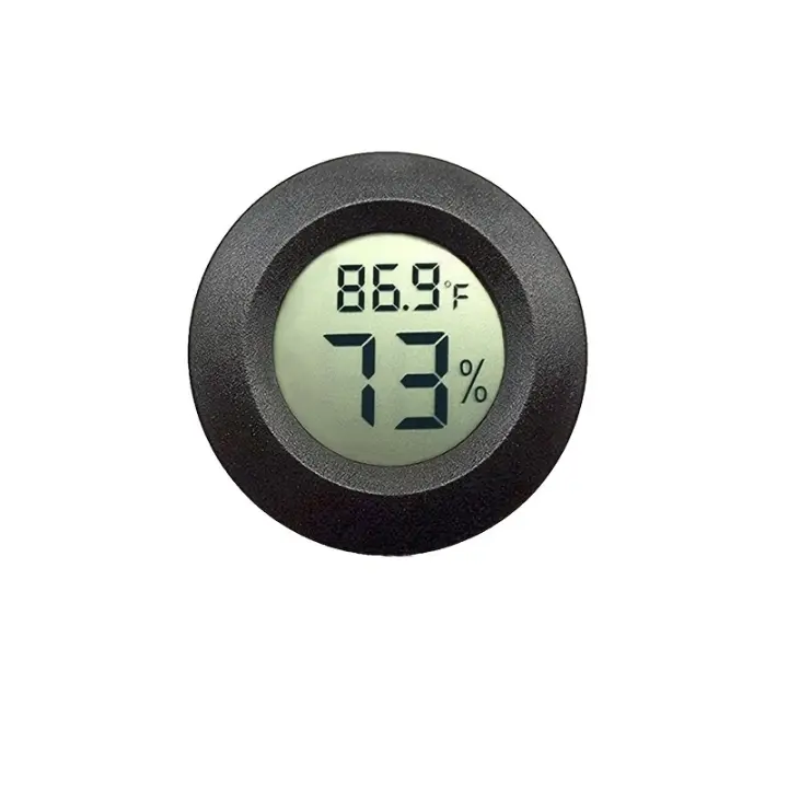 Mini Termómetro Y Higrómetro Electrónico Digital Con Pantalla Para Jardines Medidor De Temperatura Y Humedad Adecuado Para Interiores Y Exteriores - 1