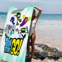 Toalla De Playa T-Titans Para Adolescentes Microfibra Absorbente Secado Rápido Suave Para Yoga Natación Vacaciones Montañismo - details 9