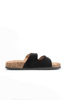 Paloma Wang sandalias mujer planas con doble hebilla metálica con suela corcho - details 17