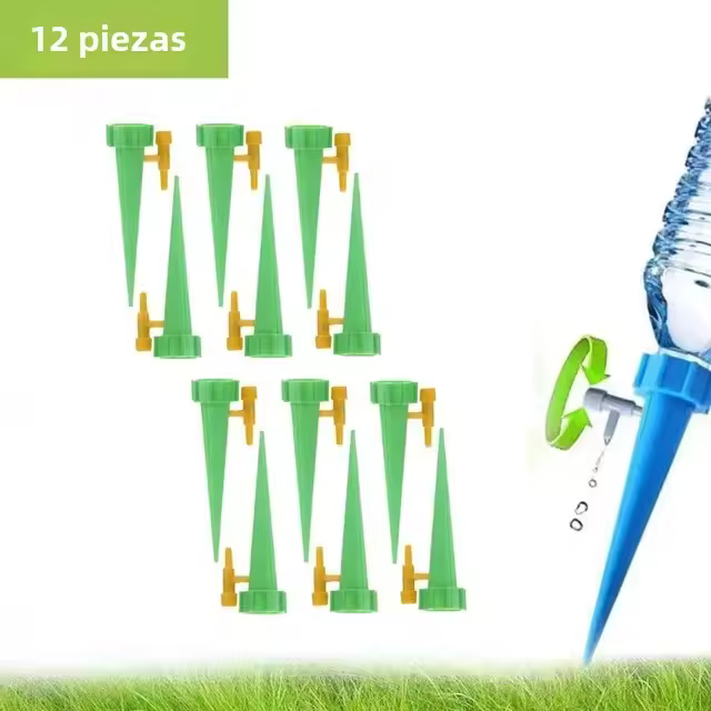 Sistema De Riego Automático Para Plantas De Flor Espiga Autoidrante Ajustable Para Jardín Invernadero Dispositivo De Rociador De Agua - 1