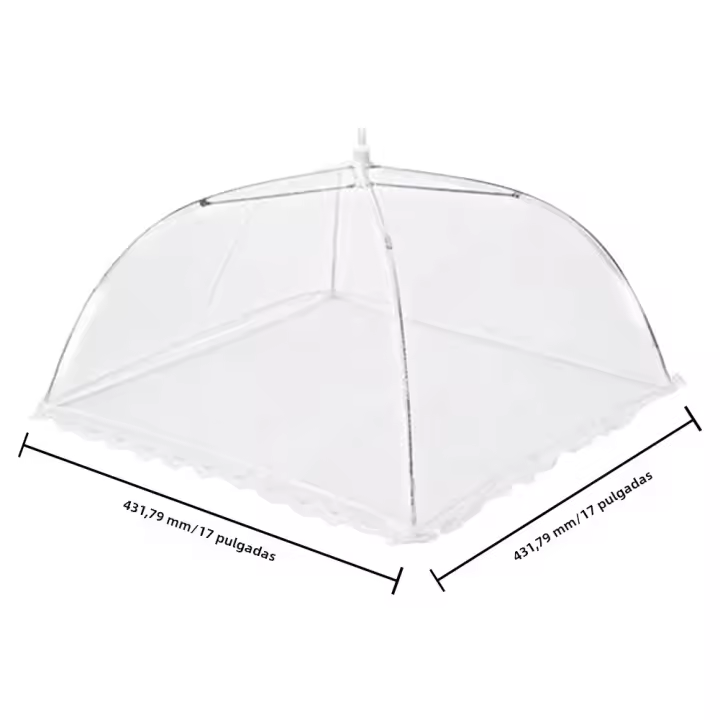 Cubiertas De Alimentos Plegables De Malla VKTECH Anti-Mosquitos Para Cocina Protección De Platos Para Picnics Herramienta Ecológica - 1