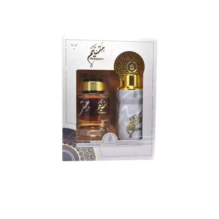 Perfume para Hombre Mutayyen, Fragancia 100ml + Perfume en Espray 200ml - 1