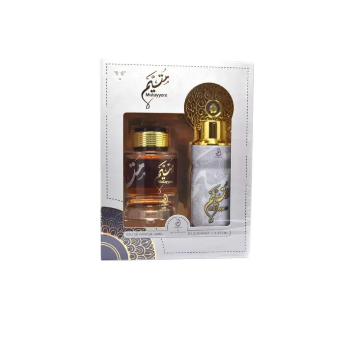 Perfume para Hombre Mutayyen, Fragancia 100ml + Perfume en Espray 200ml - 1