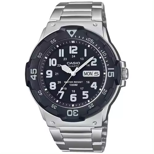 RELOJ CASIO MRW-200HD-1BVEF DE HOMBRE EN ACERO ESFERA NEGRA - 1