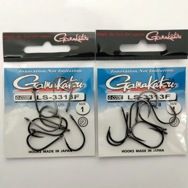 Anzuelos Gamakatsu   LS 3313F - 3F, anzuelos especiales para la pesca de surfcasting. Precio por 2 sobres - 1