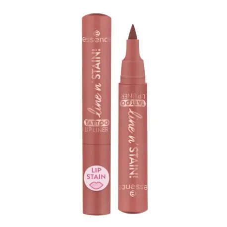 ESSENCE LINE N STAIN TATOO PERFILADOR DE LABIOS 02 MUST HAVE BROWN - 1