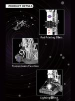 Bloques De Construcción Creativos De Espacio Ciudad Lanzamiento De La Misión Moon Starship Sistema De Torre De La Nave Espacial Modelo Juguete De Rompecabezas 869PCS Para Niños De 6 a 12 Años - details 2