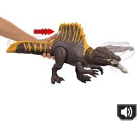Jurassic World El Renacer, Espinosaurio Cola Destructora Dinosaurio de Juguete, Figura de Acción con 2 Movimientos de Ataque, Fiel a la Película y Articulada, Juego Digital, Mattel JGB56 - details 1