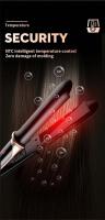 ROFAELEC 2 En 1 Rizador Y Liso Profesional Con Pantalla LED Ión Negativo Herramienta De Belleza Para Cabello Térmico Control Digital Dual Voltaje - details 3