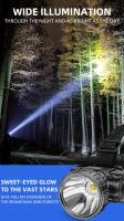 Luz De Pesca LED Fuerte Con Cinco Cabezas Impermeable Recargable Por USB Luz De Mano Ultra Brillante Para Exteriores - details 4