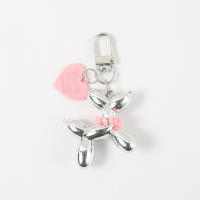 Llavero Doble De Dibujos Animados Kawaii Con Animales Brillantes Para Hombres Y Mujeres Soporte Para Bolso Coche Airpods Caja Joyería Colorido Y Bonito - details 3