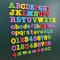 Juego De Letras Y Números Magnéticos Para Nevera Alfabeto ABC Y Cuentas 123 En Plástico Educativo Para Preescolar Aprendizaje Uso En Nevera - details 0