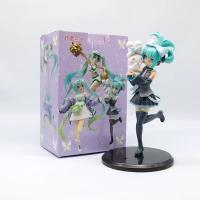Figura De Acción De Anime PVC Cinnamoroll Piapro Panda Hatsune Miku Para Niñas Juguete Coleccionable De Muñecos Modelo - details 2