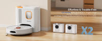 D20S MaxRobot Aspirador y Fregasuelos Con Base, Diseño Específico para Manejar Pelo de Mascotas, Succión Máxima de 6000Pa, con Estación de Auto-Vaciado, 10 Semanas de Limpieza Sin Manos, Navegación PreciSense LiDAR, Control por APP y Voz - details 0