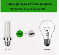 Bombillas LED de Maíz de 20 W | Ahorro de Energía, Luz Blanca Cálida de 3000 K, bombillas de Rosca Edison E27, 3 piezas - details 2