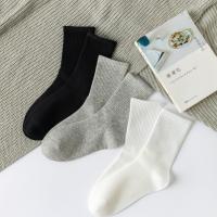 6 Pares De Calcetines Estilo Japonés Moda Casual Para Mujer Harajuku Con Volantes Y Colores Sólidos Calcetines De Algodón Tubo Medio - details 24