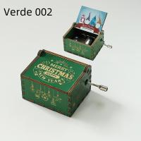 Caja de música manual de madera, con tallado retro (o talla antigua) - Regalo de cumpleaños con impresión a color - details 16