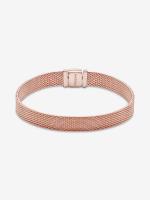 Pandora - Pulsera de Malla™-Baño de Gold Rose de 14 K - details 2