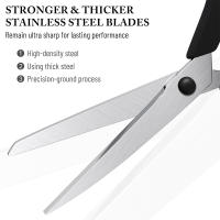 Tijeras De Propósito General 3-Pack Tijeras Pesadas Con Hojas Gruesas Y Filosas Y Mango Suave Conjunto De Tijeras De Alta Calidad - details 8