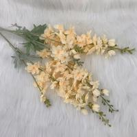 Rama De Flores Artificiales Delphinio De Seda Con 2 Cucharas Para Decoración De Hogar Boda Hotel Flor Artificial Fleur Artificielle - details 6
