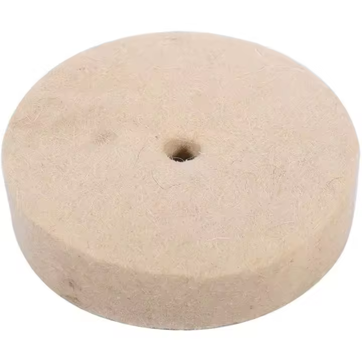 Disco de pulido - 1 disco de pulido de fieltro suave 100 x 25 mm beige - 1