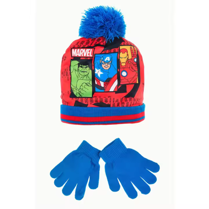 Gorro y Guantes Los Vengadores Suncity Marvel Avengers - Diferentes Tallas y Colores disponibles - 1