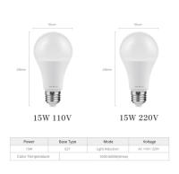 Bombilla LED Inteligente 15W E27 6000-6500K Sensor De Luz Para Terrazas Corridos Atrás Certificación CE Y CCC Vida Útil 50000h - details 0