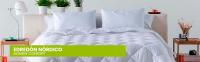 Edredón Nórdico Cama 350 gr/m², Relleno nórdico - Transpirable, Ultra Suave, Lavable, Termorregulable, Color Blanco - Medida 220x220: 200gr/m², Fabricado España - details 0