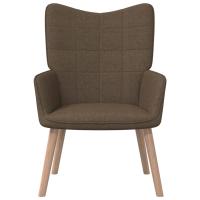 vidaXL Sillón de relax de tela Gris claro, Gris oscuro, Crema Sillon Dormitorio Sillon Comodos Silla Relax Sillón Sofá - details 8