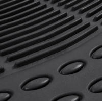 Alfombrillas de Goma Universales para Coche, Alfombrillas Antideslizante, Alfombrillas Lavables, Alfombrillas automóvil Ajustables, Delanteras 71x44 cm, traseras 43x42.5 cm, Apto para Cortar - details 3
