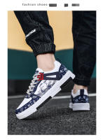 Zapatos De Cuero Y Lona Para Hombre Zapatillas De Cuero Con Transpirabilidad Estilo Coreano Casual Zapatos De Temporada Primavera/otoño - details 5