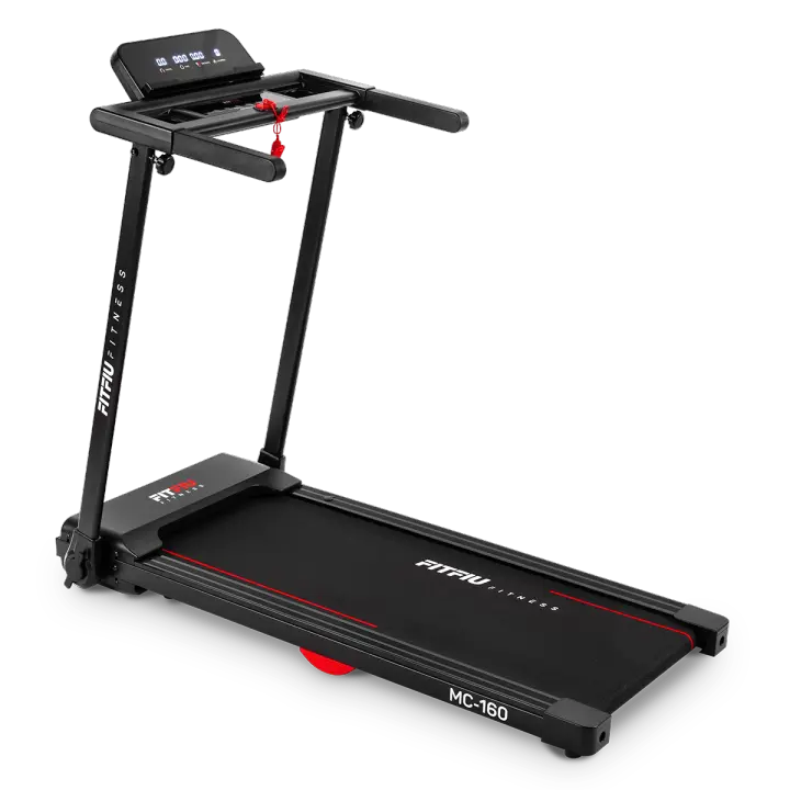 FITFIU Fitness MC-160 - Cinta de Correr 2 en 1 para Andar y Correr, Walking Pad Plegable, 12 programas, Bluetooth y Speakers, Conectividad App Kinomap, Caminadora Ultracompacta para el Hogar/ Oficina - 1
