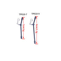 5Pcs Espaciador Anti-enredo De Pesca Con Snap Equilibrador Conector De Deslizamiento Giratorio Herramientas De Pesca Material Plástico - details 7