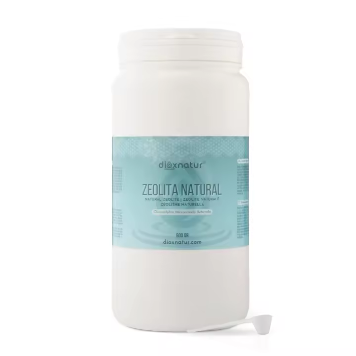 Dioxnatur® Zeolita Natural Clinoptilolita Micronizada Polvo (600 gr) - 1