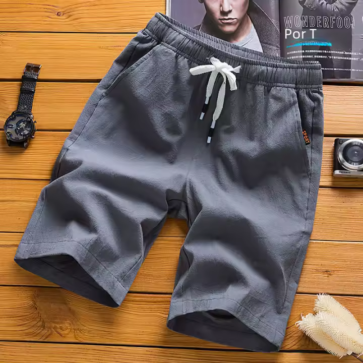 Shorts De Moda Para Hombre Verano Pantalones Cortos Casuales Playa Running Deporte Shorts Hombre Rectos Pantalones Sueltos - 1
