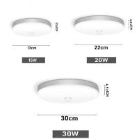 Lámpara De Techo LED Inteligente Con Sensor De Movimiento PIR 30W 20W 15W Para Casa 230V 220V 240V Luz Para Habitaciones Pasillos Y Corredores - details 1