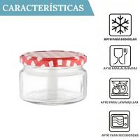 MundoTarros - Tarros de cristal con tapa de rosca de 140 ml + Ebook de 102 Recetas - Tarros para Postres, Yogur, Mermelada, o Cremas. Frascos de Vidrio Resistentes y Estancos - Incluye Etiquetas - details 1
