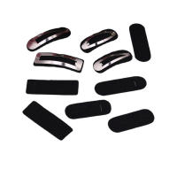 100PCS Clips De Tornillo Ovalados No Tejidos Pads De Terciopelo Para DIY Joyería Y Peinado Material De Espaciador Rectangular - details 5