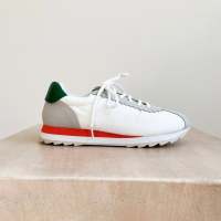 Zapatilla Corina blanca con gris , rojo y verde - details 0