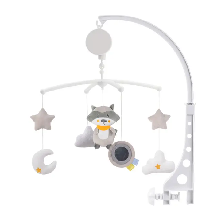Juguetes Educativos para Bebés Móviles de Cuna Cuernos de Huevo Campanilla Carusela para Cama de Bebé Regalos para Recién Nacidos 0-12 Meses - 1