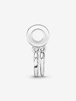 Pandora - Charm Colgante de Coronas de Hermanas entrelazadas - details 2