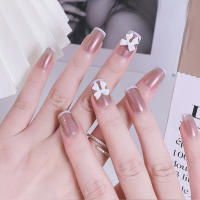 Uñas Postizas De Navidad 24 Pcs Tamaño Medio Patrón De Copo De Nieve Y Brillo Uñas Artificiales Brillantes Para Dedos Manicura Falsa - details 13