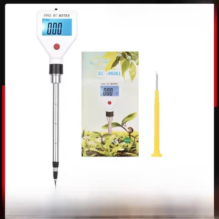 Medidor Digital De Tierra EC-98361 Tester De Humedad Y Acidez Para Plantas Kit De Medidor De Calidad Del Agua Para Flores Y Acuarios - 1
