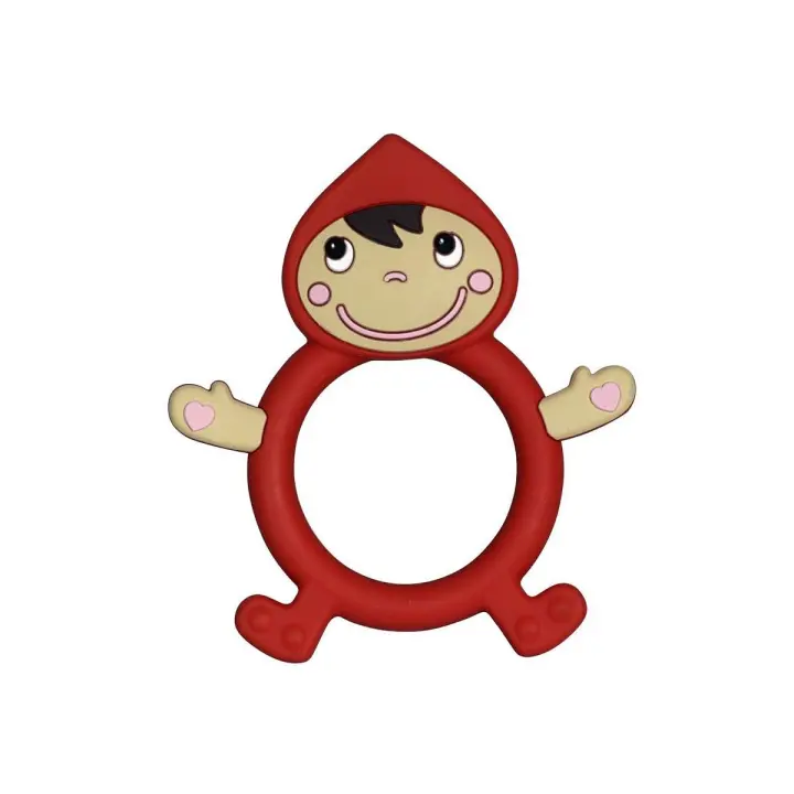 Mordedor de silicona Caperucita roja Ebulobo - 1